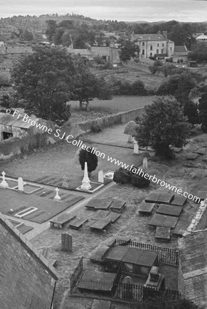 FRENCH CHURCH AND HUGENOT CEMETERY VIEW FROM TOWER